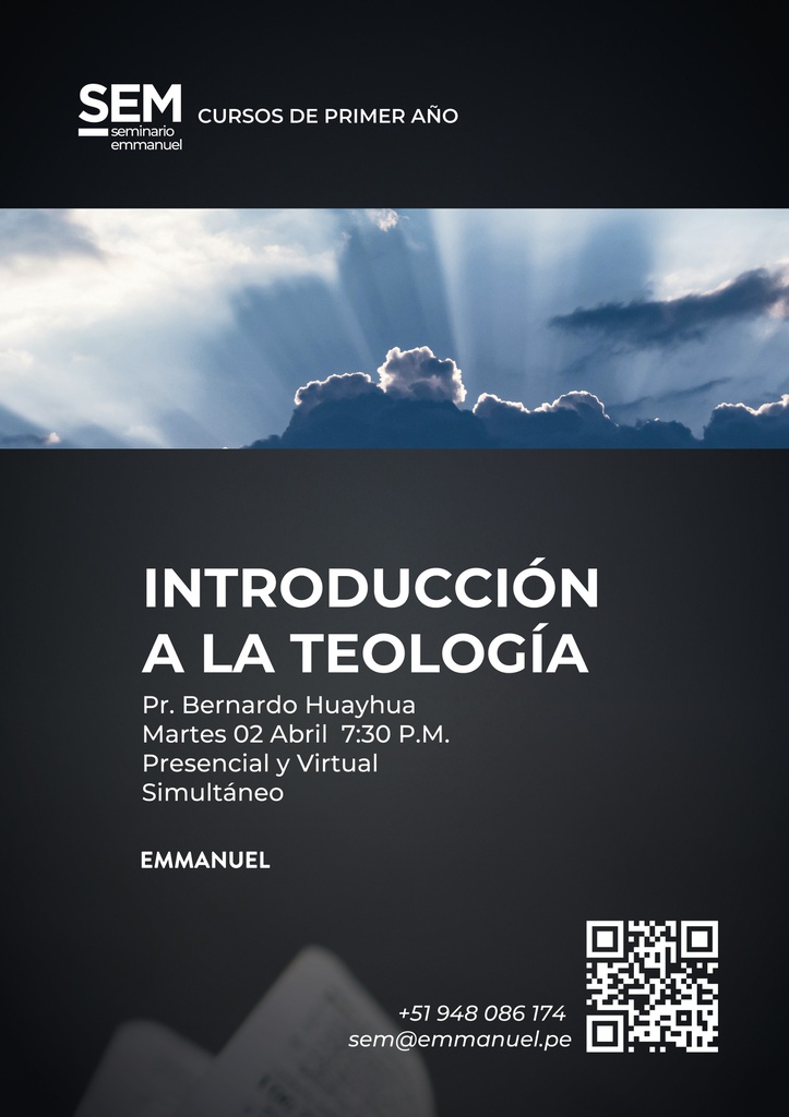 SEM: INTRODUCCIÓN A LA TEOLOGÍA