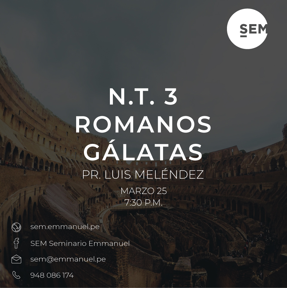 SEM: NT3 - Romanos y Gálatas