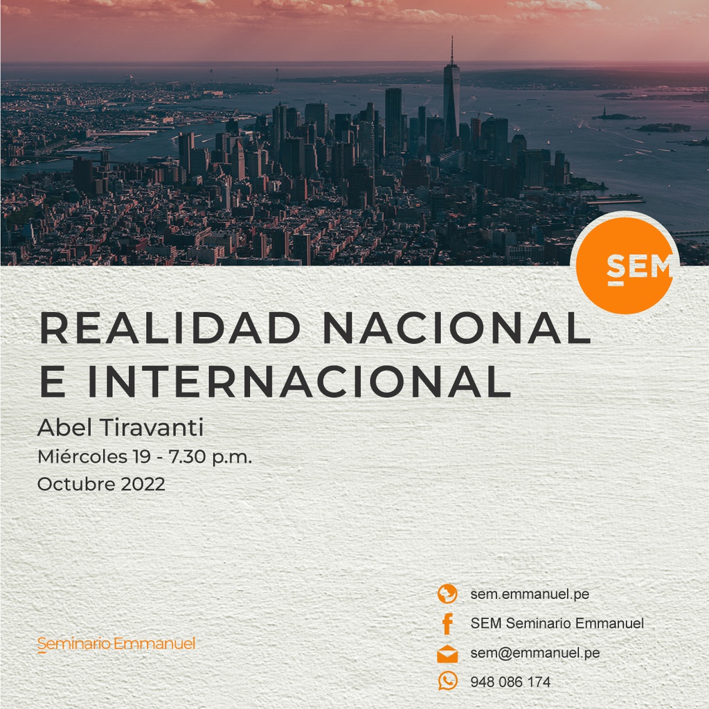 SEM: REALIDAD NACIONAL E INTERNACIONAL