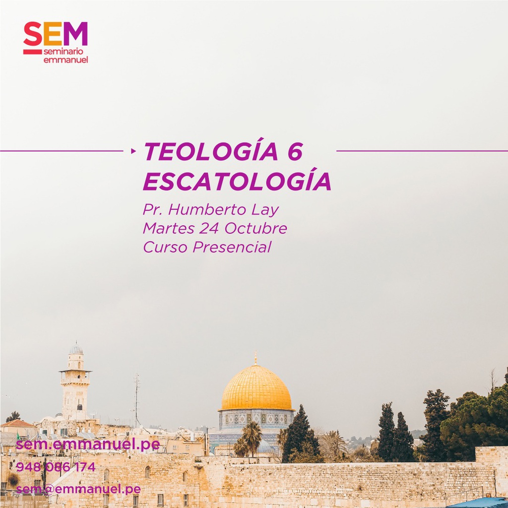 SEM: ESCATOLOGÍA