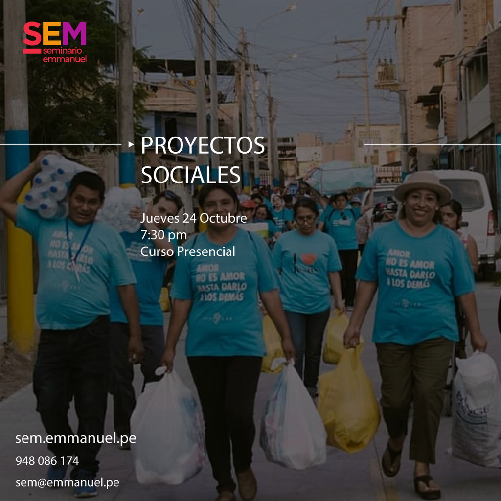 SEM: PROYECTOS SOCIALES