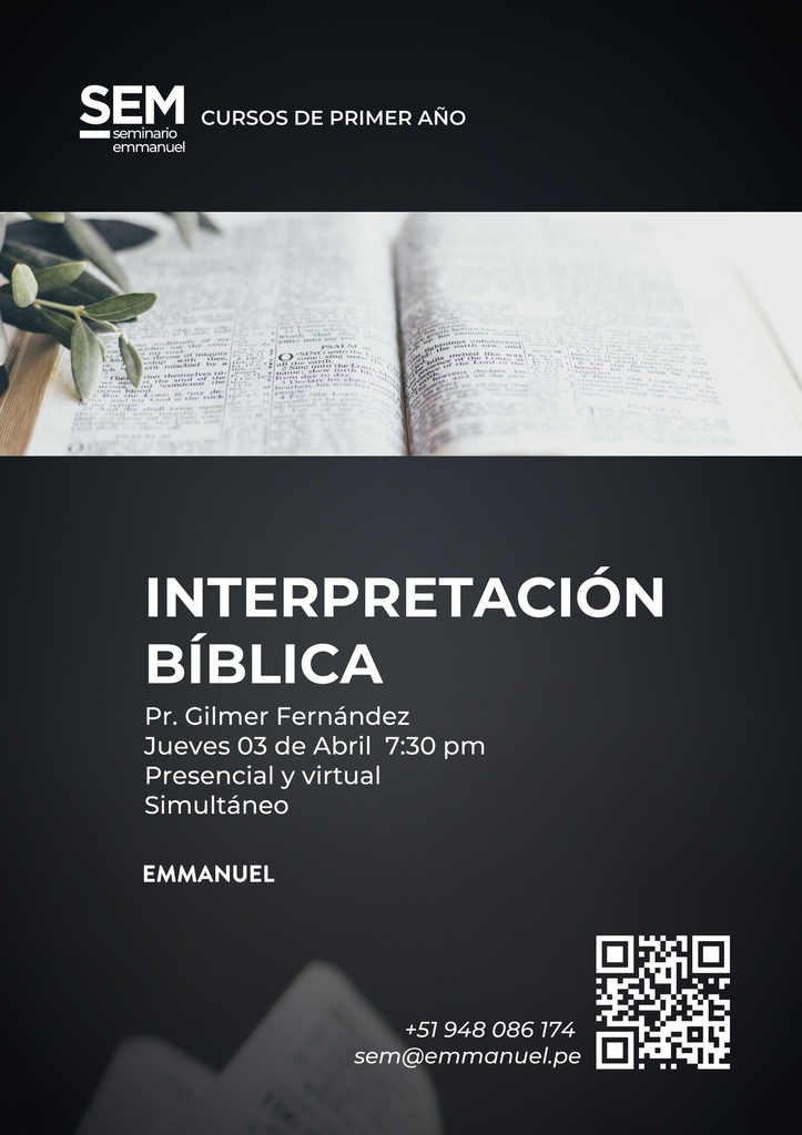 SEM: INTERPRETACIÓN BÍBLICA BÁSICA