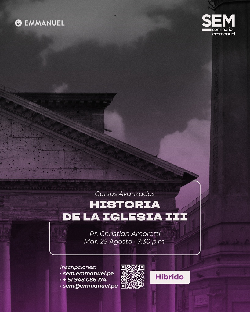 SEM: HISTORIA DE LA IGLESIA 3