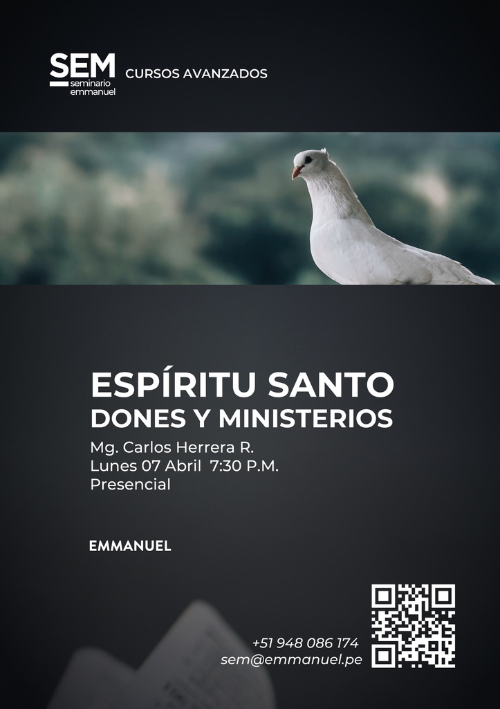 SEM: ESPÍRITU SANTO - DONES Y MINISTERIOS