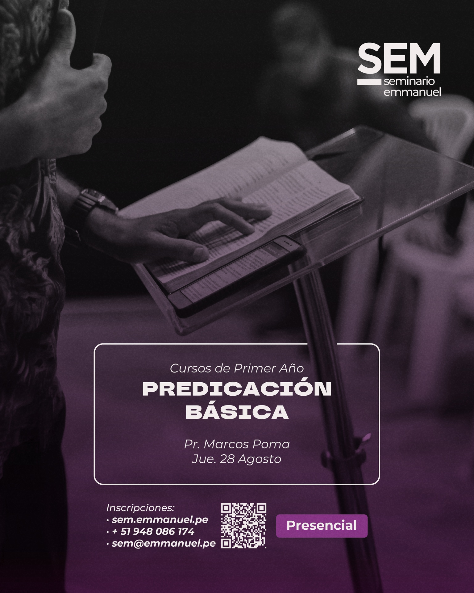 SEM: PREDICACIÓN BÁSICA- PRESENCIAL