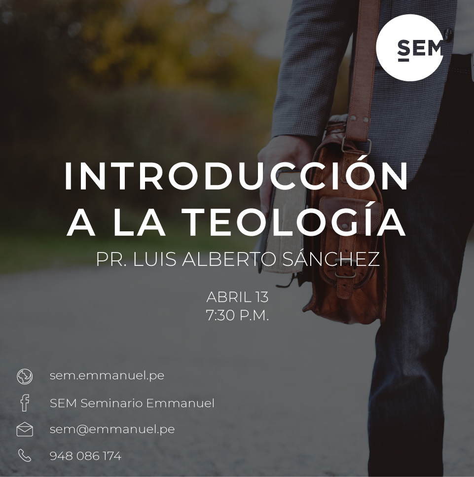 Introducción a la Teología - Martes 13/04