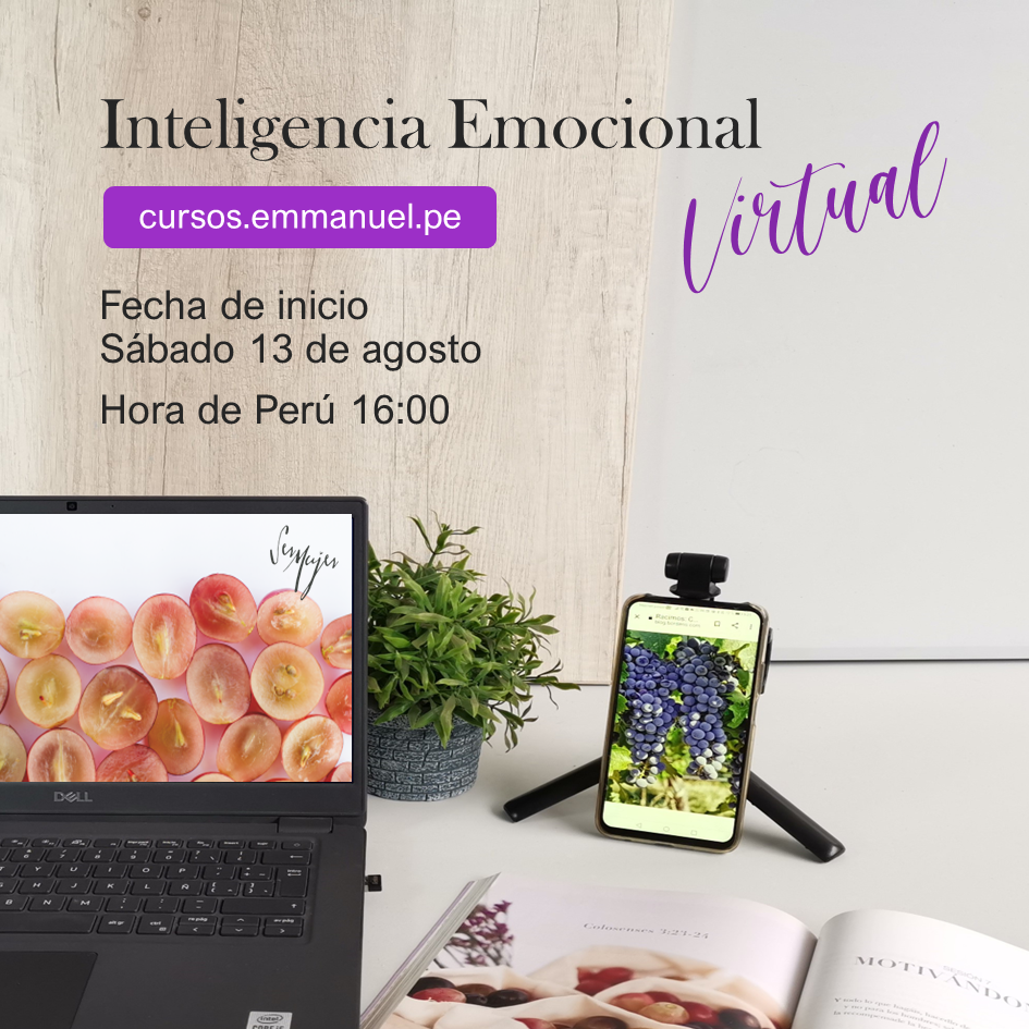 INTELIGENCIA EMOCIONAL - (VIRTUAL) SÁBADO 13 AGOSTO 4PM