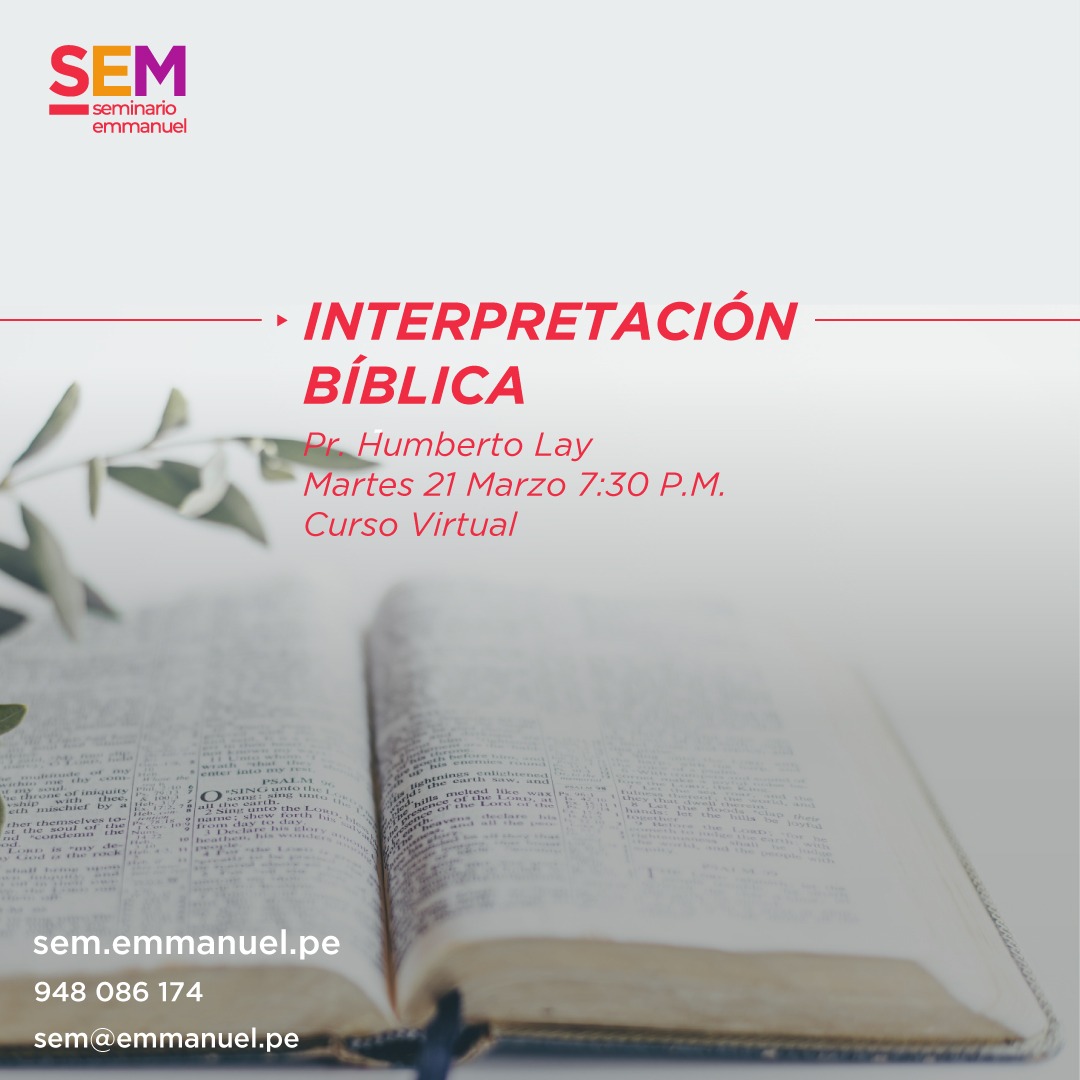 SEM: INTERPRETACIÓN BÍBLICA BÁSICA