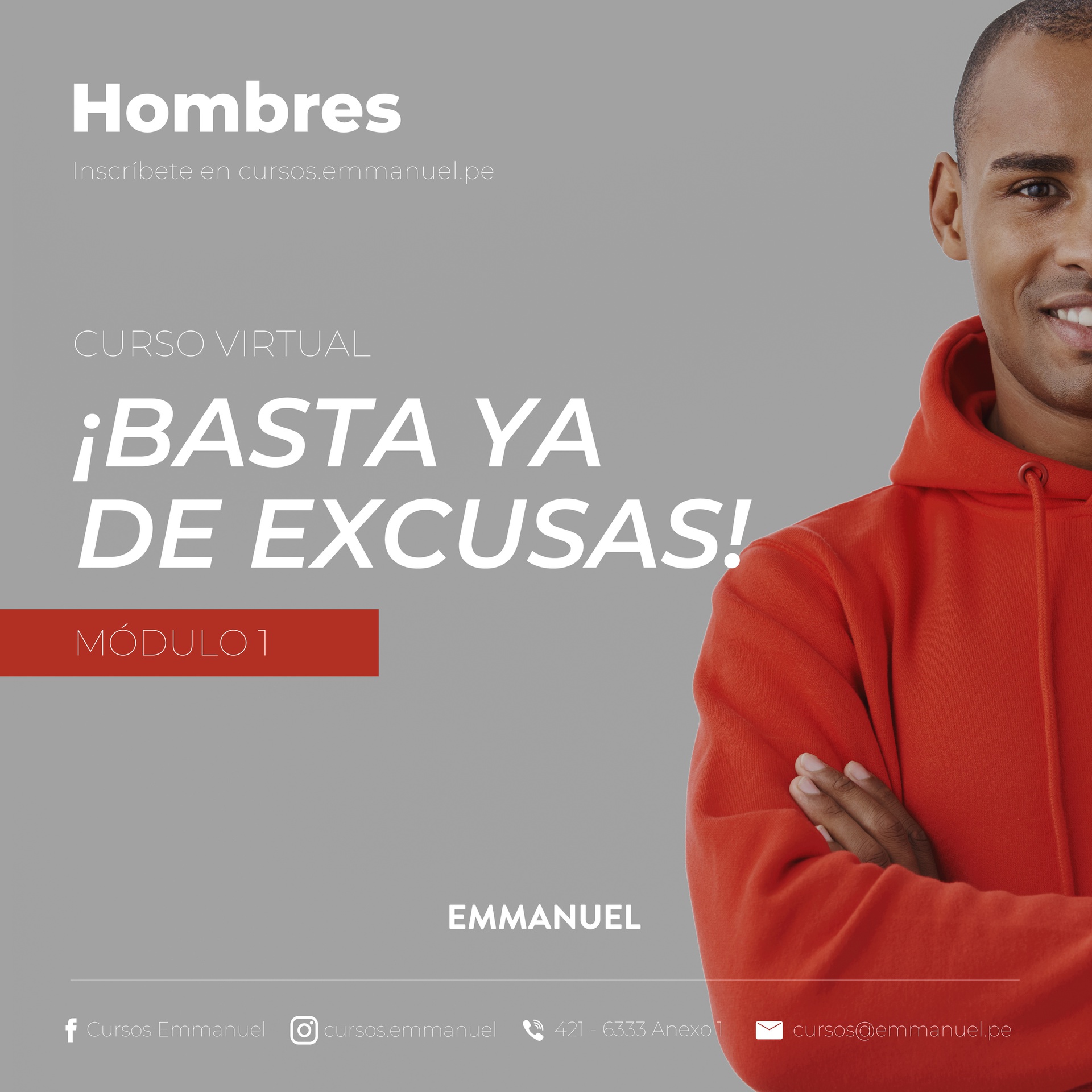 BASTA YA DE EXCUSAS - VIRTUAL - MARTES 21