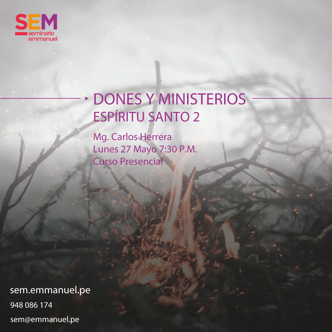 SEM: DONES Y MINISTERIOS - ESPÍRITU SANTO 2